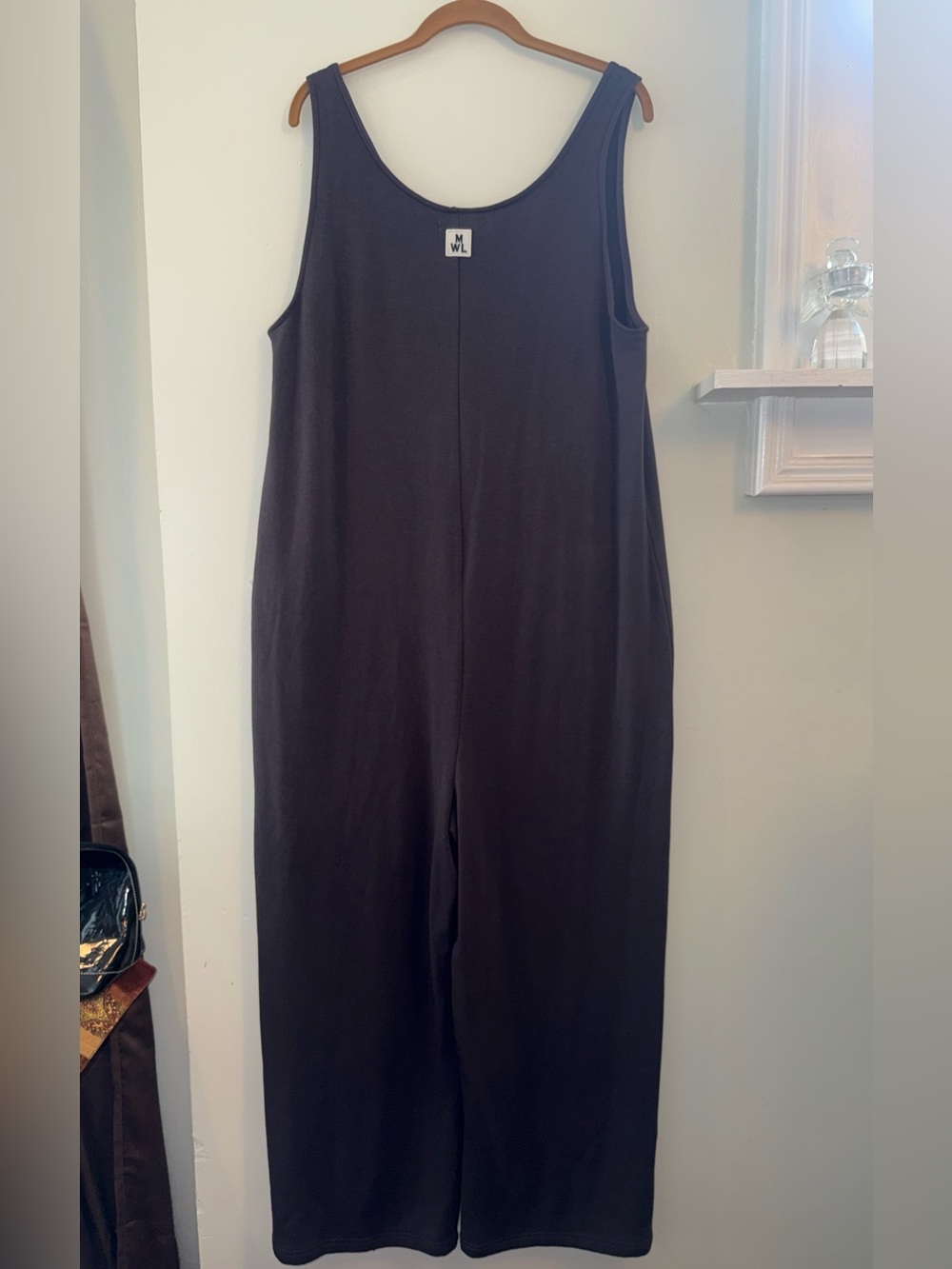 Madewell Black Sleeveless Wide-Leg Pocket Jumpsuit - Picture 4 of 9